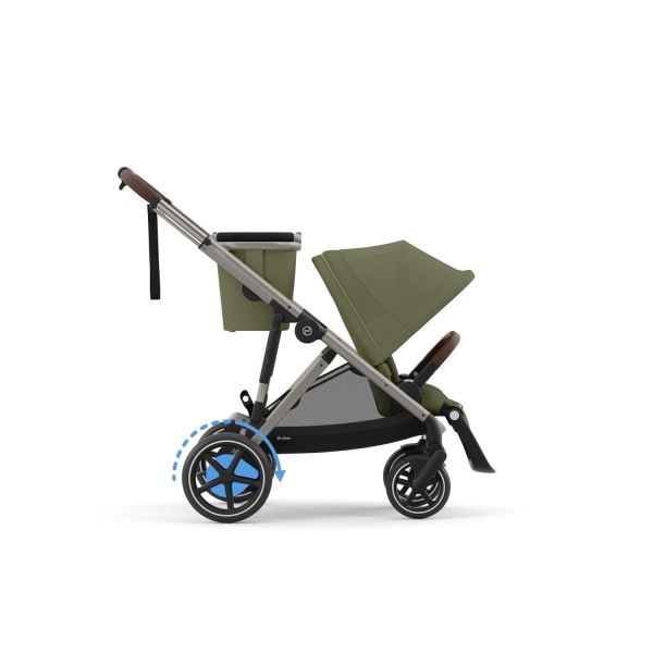Cybex E-Gazelle S DUO kinderwagen 3-in-1 Moss Green Cybex E-Gazelle S DUO kinderwagen 3-in-1 Moss Green