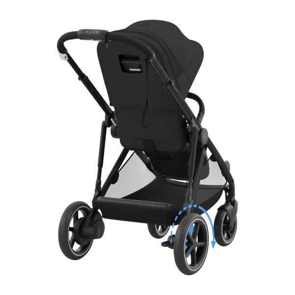 Cybex E-Gazelle S Kinderwagen 2-in-1 Moon Black/Black Cybex E-Gazelle S Kinderwagen 2-in-1 Moon Black/Black