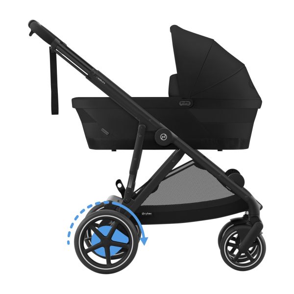 Cybex E-Gazelle S Kinderwagen 2-in-1 Moon Black/Black Cybex E-Gazelle S Kinderwagen 2-in-1 Moon Black/Black