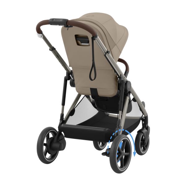 Cybex E-Gazelle S Kinderwagen 2-in-1 - Taupe -Taupe - Almond Beige / Beige Cybex E-Gazelle S Kinderwagen 2-in-1 - Taupe -Taupe - Almond Beige / Beige