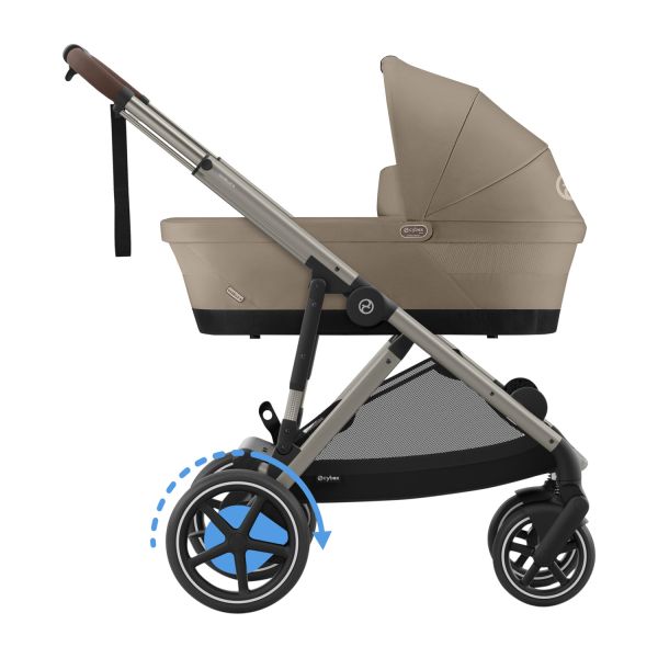 Cybex E-Gazelle S Kinderwagen 2-in-1 - Taupe -Taupe - Almond Beige / Beige Cybex E-Gazelle S Kinderwagen 2-in-1 - Taupe -Taupe - Almond Beige / Beige