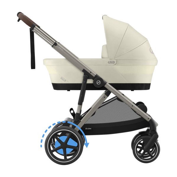 Cybex E-Gazelle S Kinderwagen 2-in-1 - Taupe - Seashell Beige / Light Beige Cybex E-Gazelle S Kinderwagen 2-in-1 - Taupe - Seashell Beige / Light Beige
