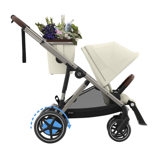 Cybex E-Gazelle S Kinderwagen 2-in-1 - Taupe - Seashell Beige / Light Beige Cybex E-Gazelle S Kinderwagen 2-in-1 - Taupe - Seashell Beige / Light Beige