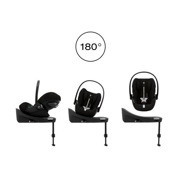 Cybex Gazelle S 3-in-1 Kinderwagen Set XL Incl. Amya - Black/Moon Black Cybex Gazelle S 3-in-1 Kinderwagen Set XL Incl. Amya - Black/Moon Black