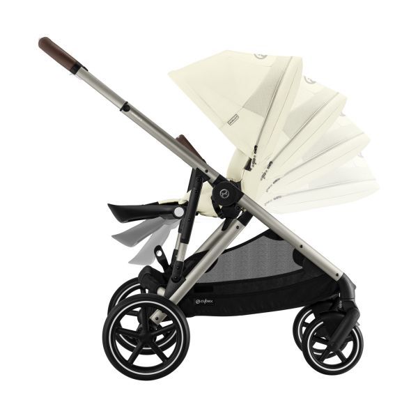 Cybex Kinderwagen Gazelle S Seashell Beige - Light Beige + Reiswieg