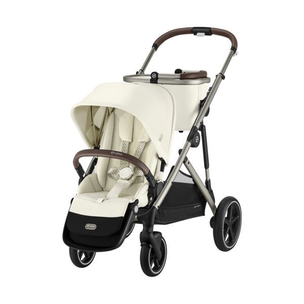 Cybex Kinderwagen Gazelle S Seashell Beige - Light Beige + Reiswieg