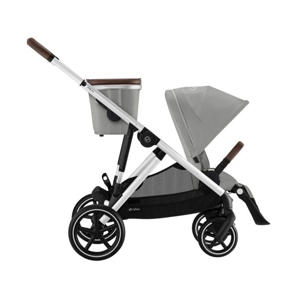 Cybex Gazelle S Kinderwagen - Silver - Stone Grey / Mid Grey Cybex Gazelle S Kinderwagen - Silver - Stone Grey / Mid Grey