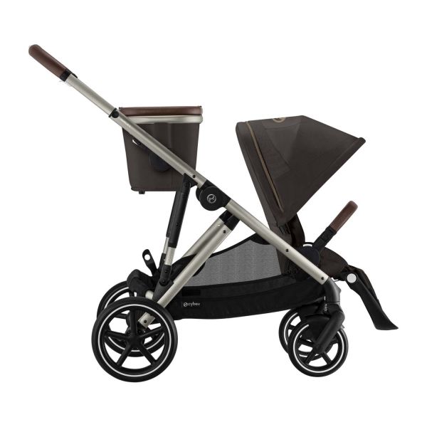 Cybex Gazelle S Kinderwagen - Taupe - Chocolate Brown