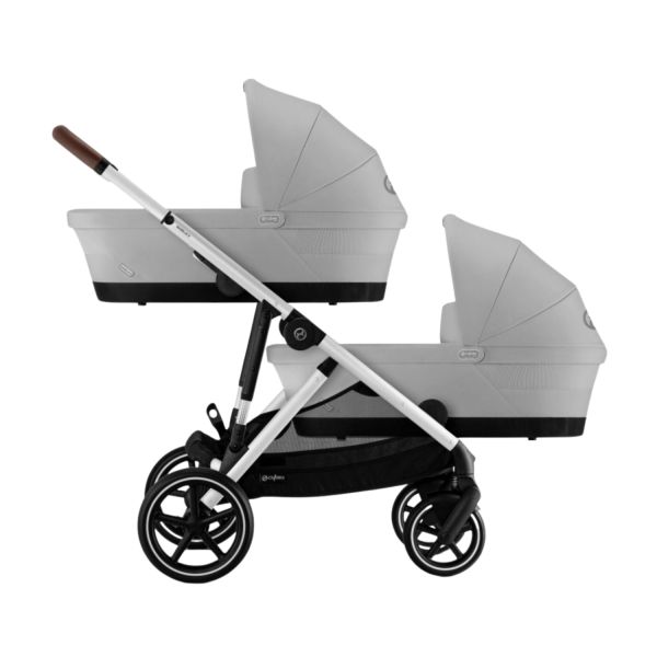 Cybex Tweelingwagen Gazelle S Stone Grey - Mid Grey Cybex Tweelingwagen Gazelle S Stone Grey - Mid Grey