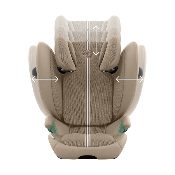 Cybex Autostoel Solution G2 I-FIX Plus Almond Beige - Beige Cybex Autostoel Solution G2 I-FIX Plus Almond Beige - Beige