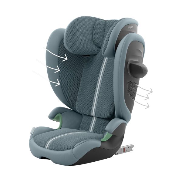 Cybex Solution G2 I-Fix Plus Autostoeltje - Stormy Blue / Light Blue Cybex Solution G2 I-Fix Plus Autostoeltje - Stormy Blue / Light Blue