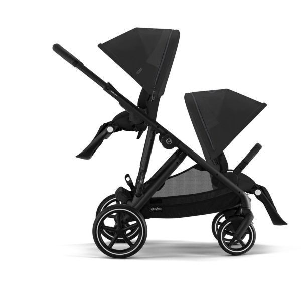 Cybex Tweelingwagen Gazelle S Moon Black - Black