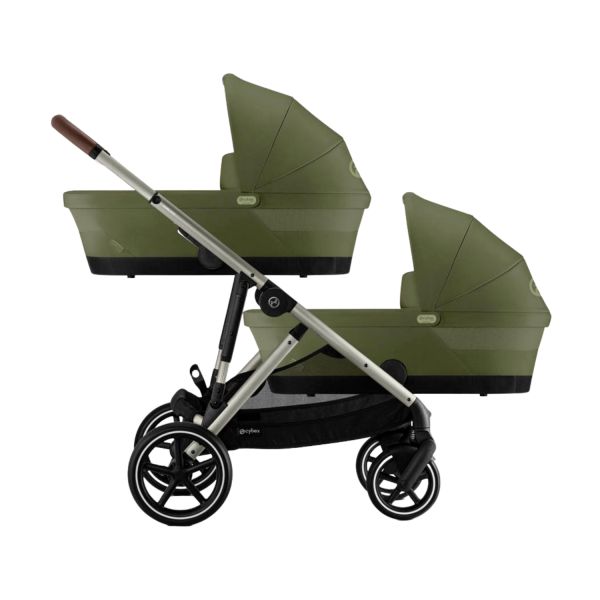 Cybex Tweelingwagen Gazelle S Mos Green Cybex Tweelingwagen Gazelle S Mos Green