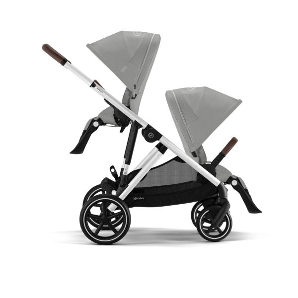 Cybex Tweelingwagen Gazelle S Stone Grey - Mid Grey Cybex Tweelingwagen Gazelle S Stone Grey - Mid Grey