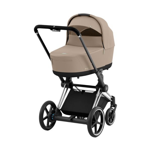 Cybex Kinderwagen 2-in-1 e-Priam 4 Chrome Brown / Chrome - Cozy Beige Cybex Kinderwagen 2-in-1 e-Priam 4 Chrome Brown / Chrome - Cozy Beige
