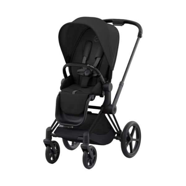 Cybex Kinderwagen 2-in-1 e-Priam 4 Matt Black - Sepia Black Cybex Kinderwagen 2-in-1 e-Priam 4 Matt Black - Sepia Black