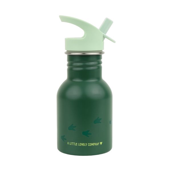 A Little Lovely Company Kleine RVS Drinkfles - Dinosaur A Little Lovely Company Kleine RVS Drinkfles - Dinosaur