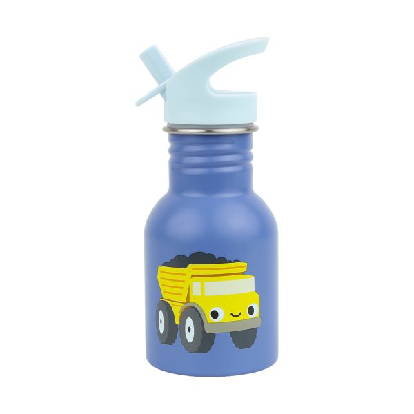 A Little Lovely Company Kleine RVS Drinkfles - Dump Truck A Little Lovely Company Kleine RVS Drinkfles - Dump Truck