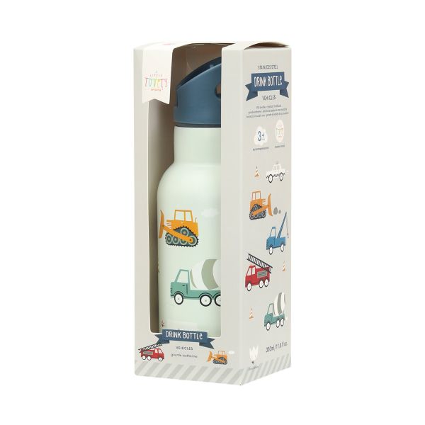 A Little Lovely Company RVS Thermosfles - Vehicles A Little Lovely Company RVS Thermosfles - Vehicles