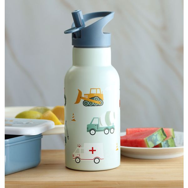 A Little Lovely Company RVS Thermosfles - Vehicles A Little Lovely Company RVS Thermosfles - Vehicles