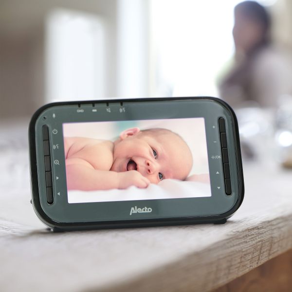Alecto Babyfoon Beeld Digitaal - DVM200MBK - 4,3 Inch - Zwart