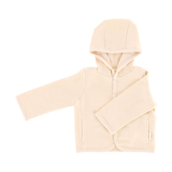 DAY Jasje Met Capuchon - Gestreept - Apricot - Mt. 50/56