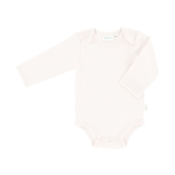 DAY Romper Lange Mouw - Off White - Mt. 50/56