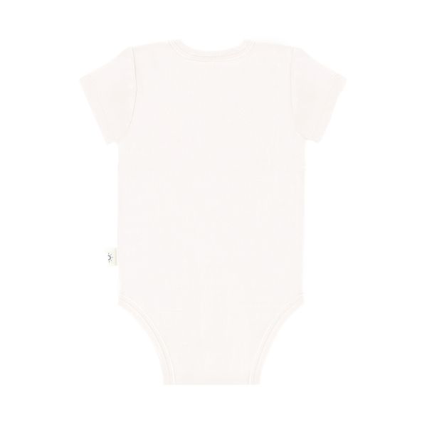 DAY Romper Korte Mouw + Grow-Along - Off White - Mt. 50/56 DAY Romper Korte Mouw + Grow-Along - Off White - Mt. 50/56