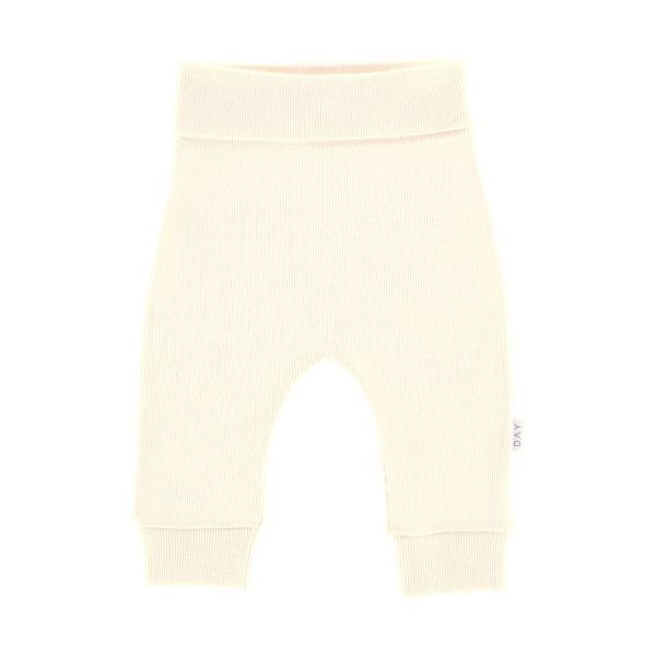 DAY Broekje Rib - Cream - Mt. 74/80