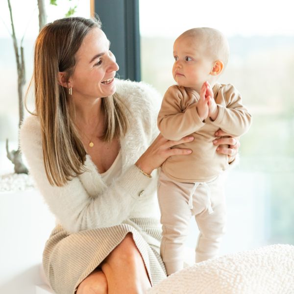 DAY Broekje - Gestreept - Mocha - Mt. 50/56