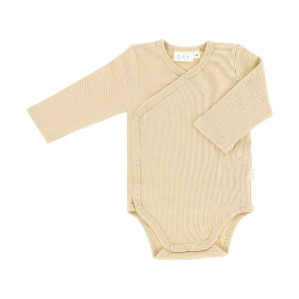 DAY Overslagromper Lange Mouw Rib - Mt. 50/56 - Cappuccino DAY Overslagromper Lange Mouw Rib - Mt. 50/56 - Cappuccino