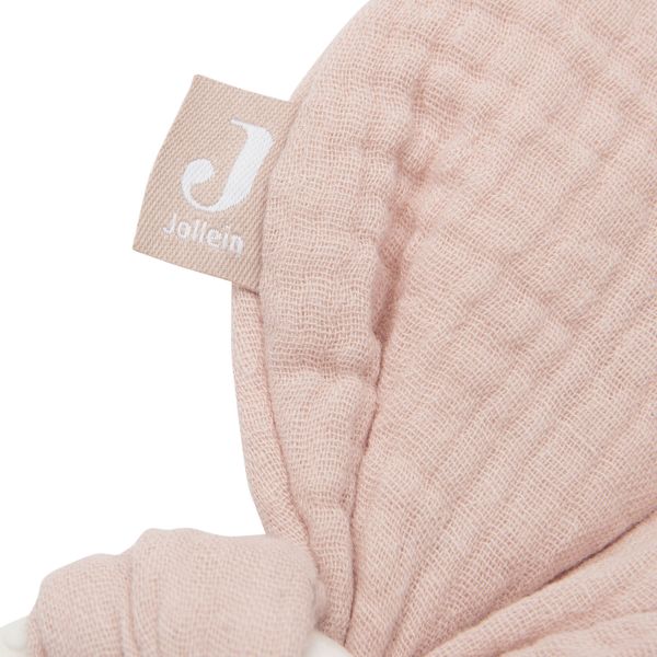 Jollein Bijtring Siliconen Bunny Ears Wild Rose