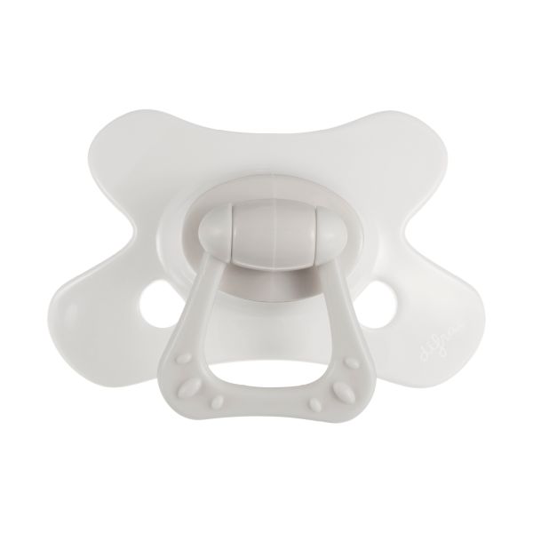 Difrax Uni Fopspeen - Rond - 6+ Mnd - Grey Agate Difrax Uni Fopspeen - Rond - 6+ Mnd - Grey Agate