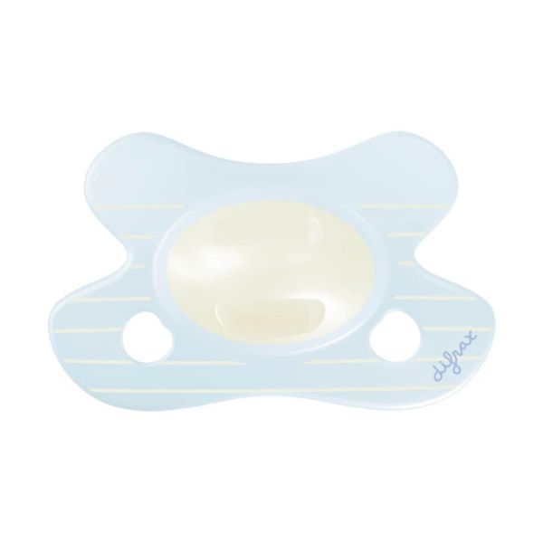 Difrax Natural Fopspeen - Newborn - Stripy Blue Difrax Natural Fopspeen - Newborn - Stripy Blue