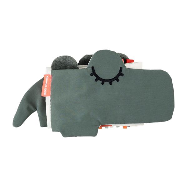 Done By Deer Book Fold-Out soft Croco Green