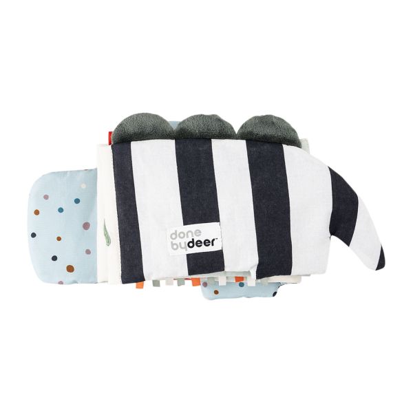 Done By Deer Book Fold-Out soft Croco Green