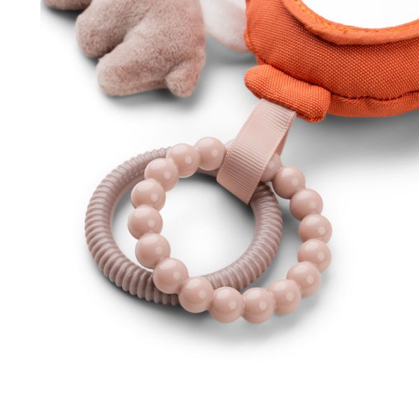 Done By Deer Activity Mirror To-Go Happy Clouds Papaya