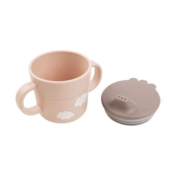 Done By Deer Foodie First Meal Set - Happy Clouds - 3-Delig - Powder