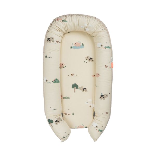 Done By Deer Tiny Farm Cozy Babynest - Sand