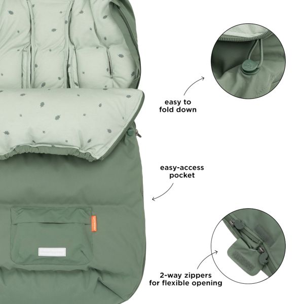 Done By Deer Voetenzak Winter - Green