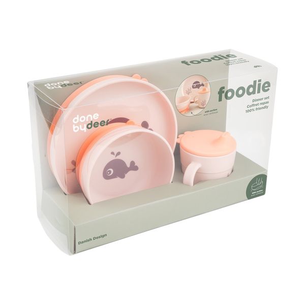 Done By Deer Foodie Dinner Set Wally Powder Done By Deer Foodie Dinner Set Wally Powder