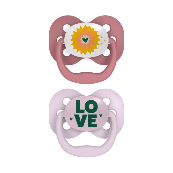 Dr. Brown's Advantage Fopspeen - Symmetrisch - 2 Stuks - 0-6 Mnd - Roze