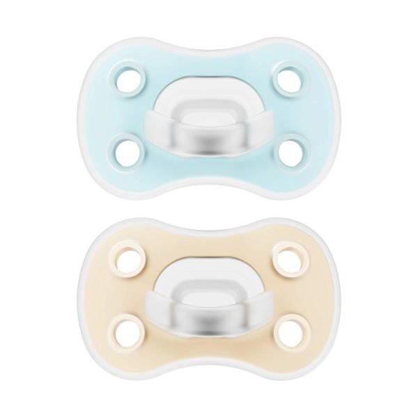 Dr. Brown's Fopspeen - Symmetrisch - 0-6 Mnd - 2 Stuks - Blue/Cream 