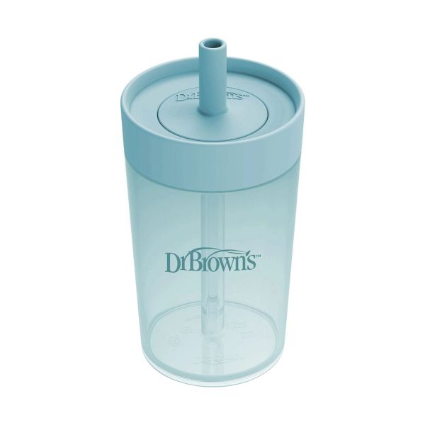 Dr. Brown’s Rietje naar 360° Beker Set - Ocean Blue 