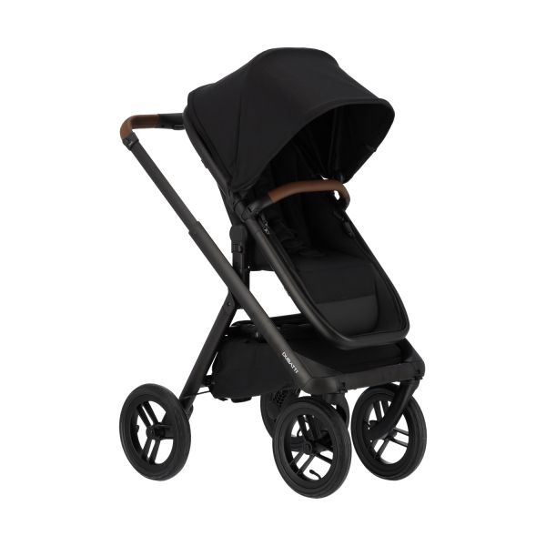 Dubatti One E6 Kinderwagen 2-in-1 - Dark Brown / Pitch Black Dubatti One E6 Kinderwagen 2-in-1 - Dark Brown / Pitch Black