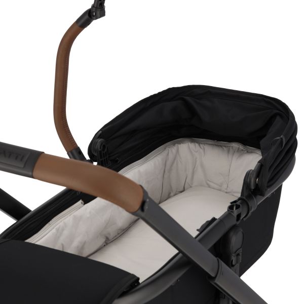 Dubatti One E6 Kinderwagen 2-in-1 - Dark Brown / Pitch Black Dubatti One E6 Kinderwagen 2-in-1 - Dark Brown / Pitch Black