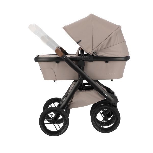 Dubatti One E6 Kinderwagen 2-in-1 - Dark Brown / Soft Taupe
