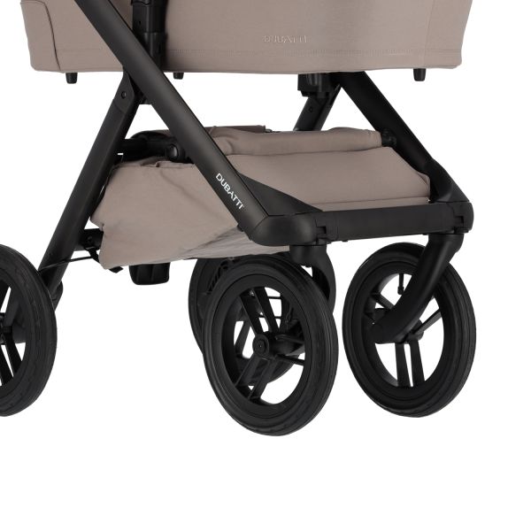Dubatti One E6 Kinderwagen 2-in-1 - Dark Brown / Soft Taupe