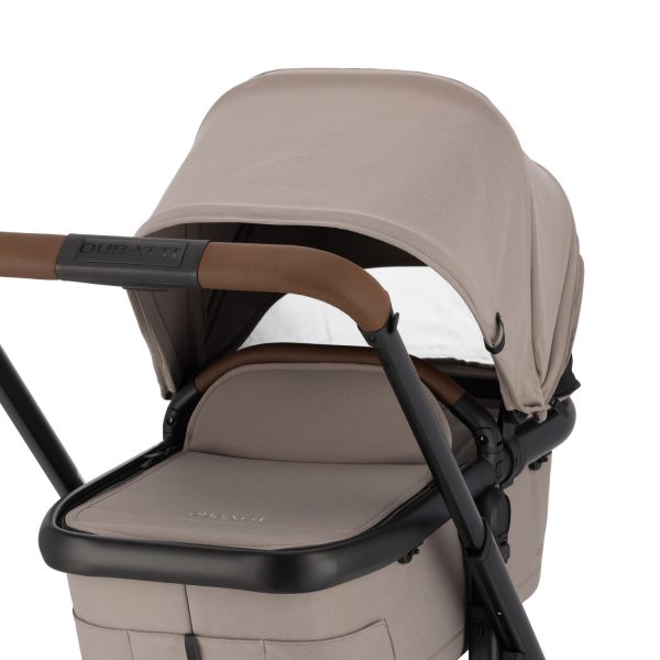 Dubatti One E6 Kinderwagen 2-in-1 - Dark Brown / Soft Taupe