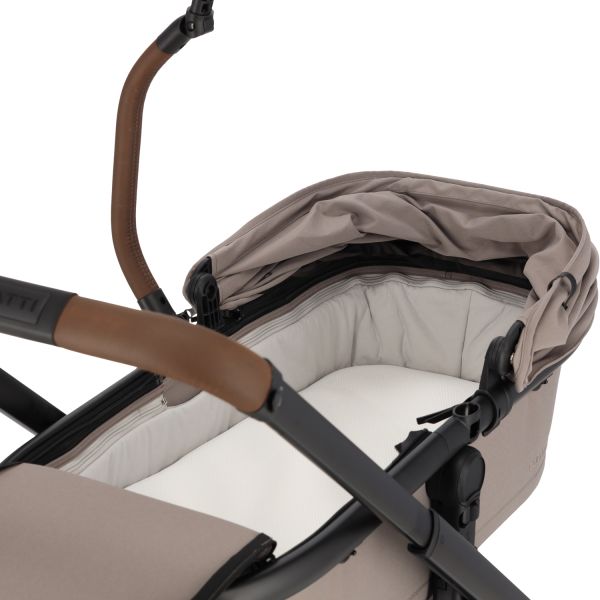 Dubatti One E6 Kinderwagen 2-in-1 - Dark Brown / Soft Taupe